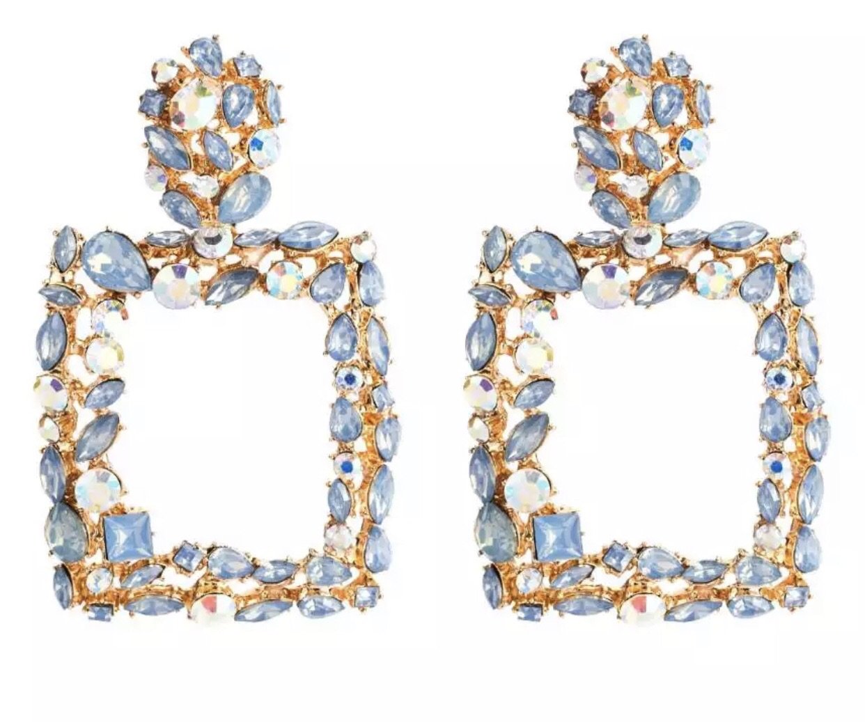 Square earrings