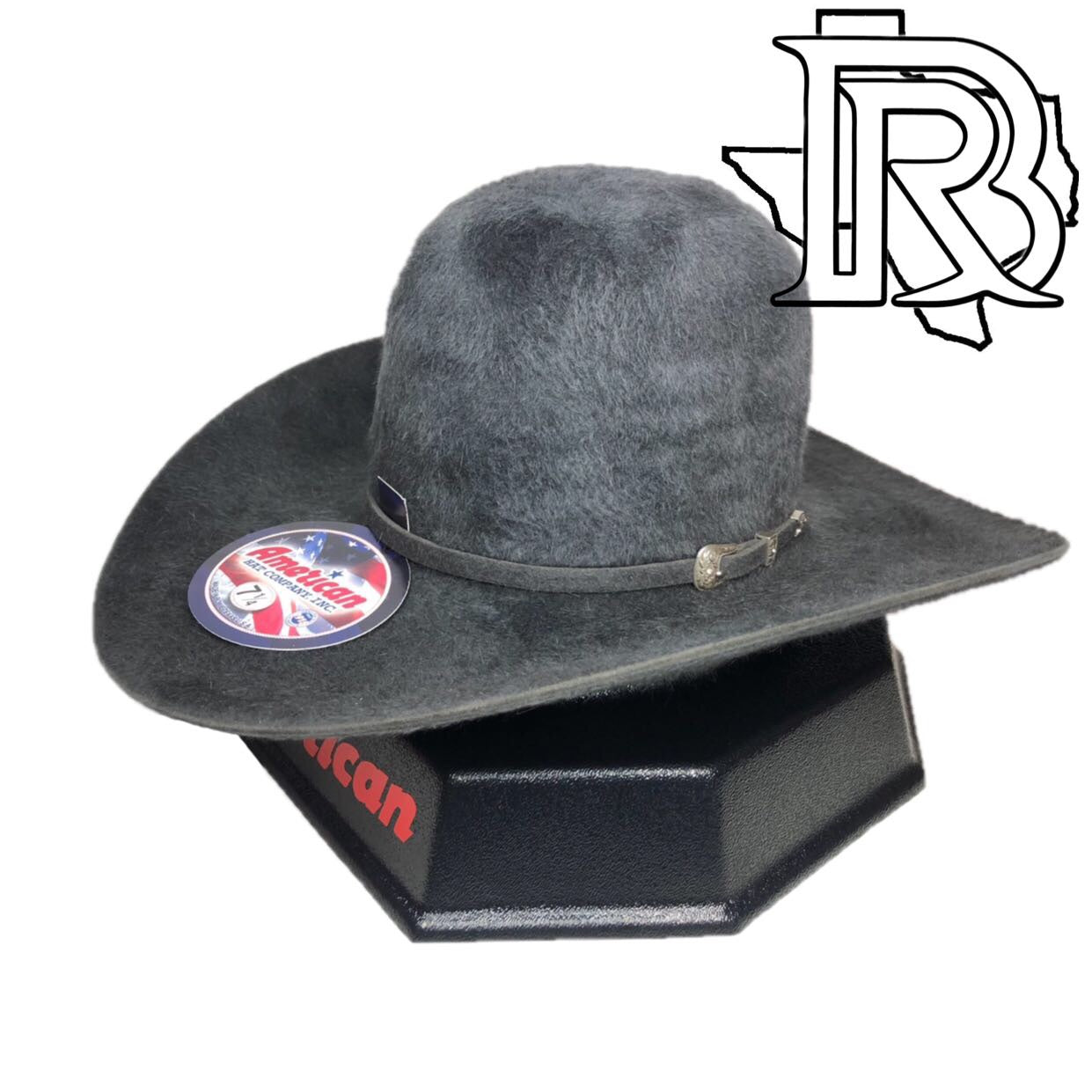 20X CHARCOAL GRIZZLY | AMERICAN HAT FELT COWBOY HAT