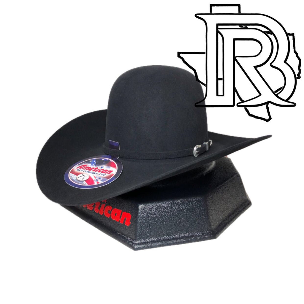 6X BLACK | AMERICAN HAT FELT COWBOY HAT