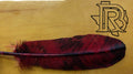 BR FEATHER Red Black