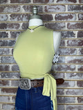 Lime Crop Top