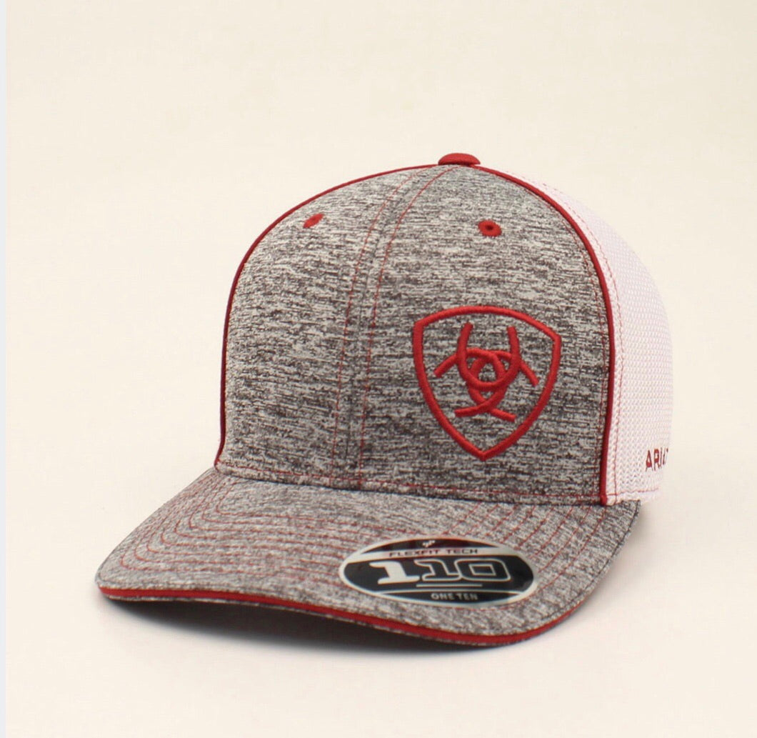 ARIAT CAP GREY/BURGUNDY 1504909