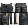 Rock and Roll Cowboy Reflex Pistol Straight Leg Mens Jeans GREEN LABEL