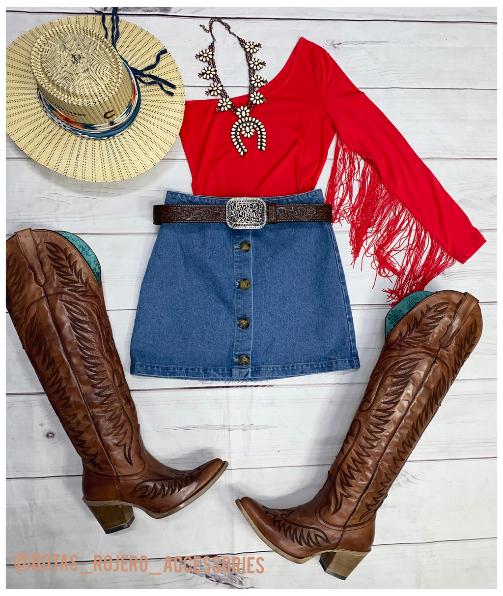 Presley Denim skirt