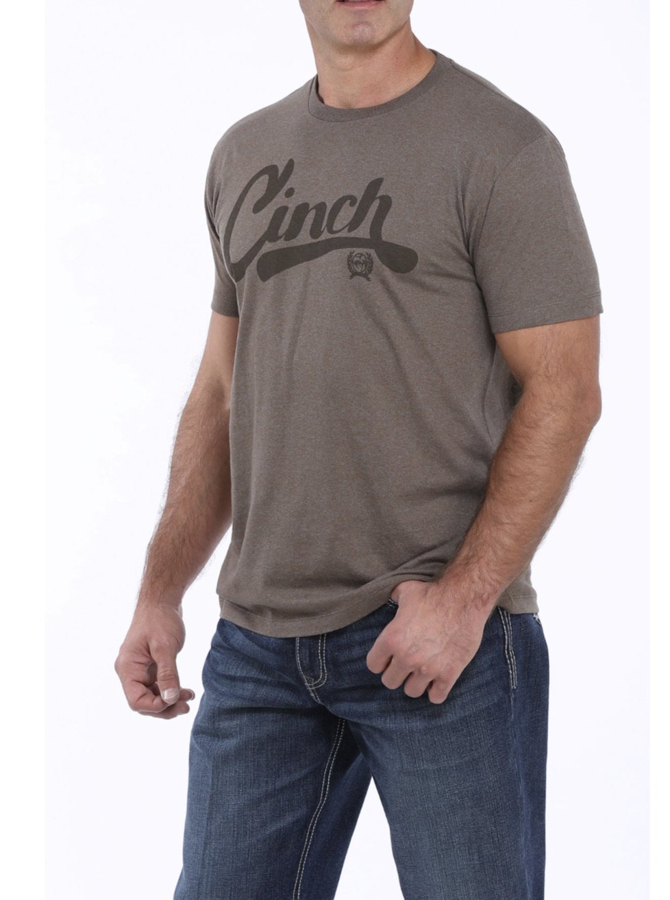 MENS CINCH SHORT SLEEVE TEE - HBR MTT1690357