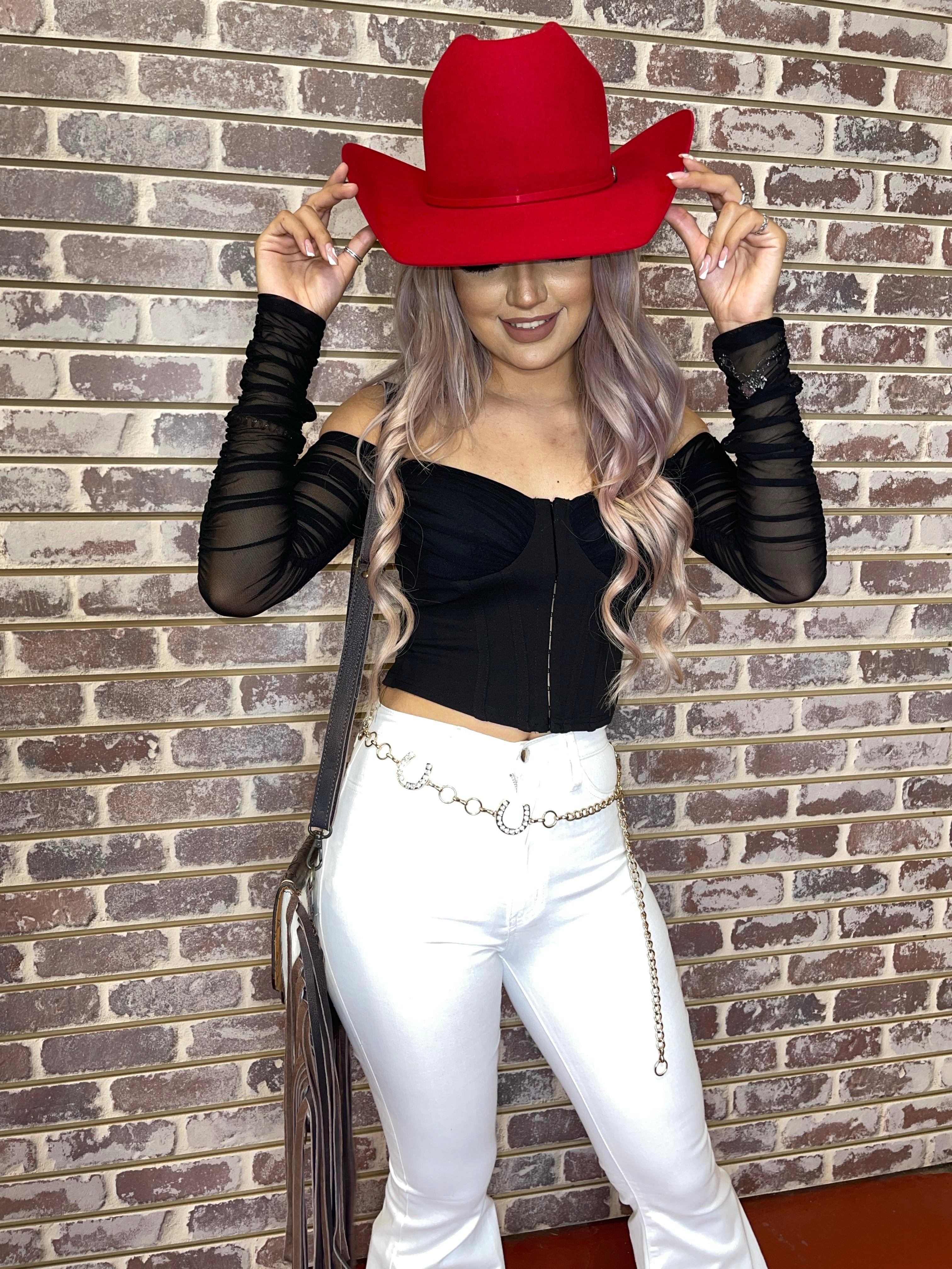 HEIDI TOP ( BLACK)
