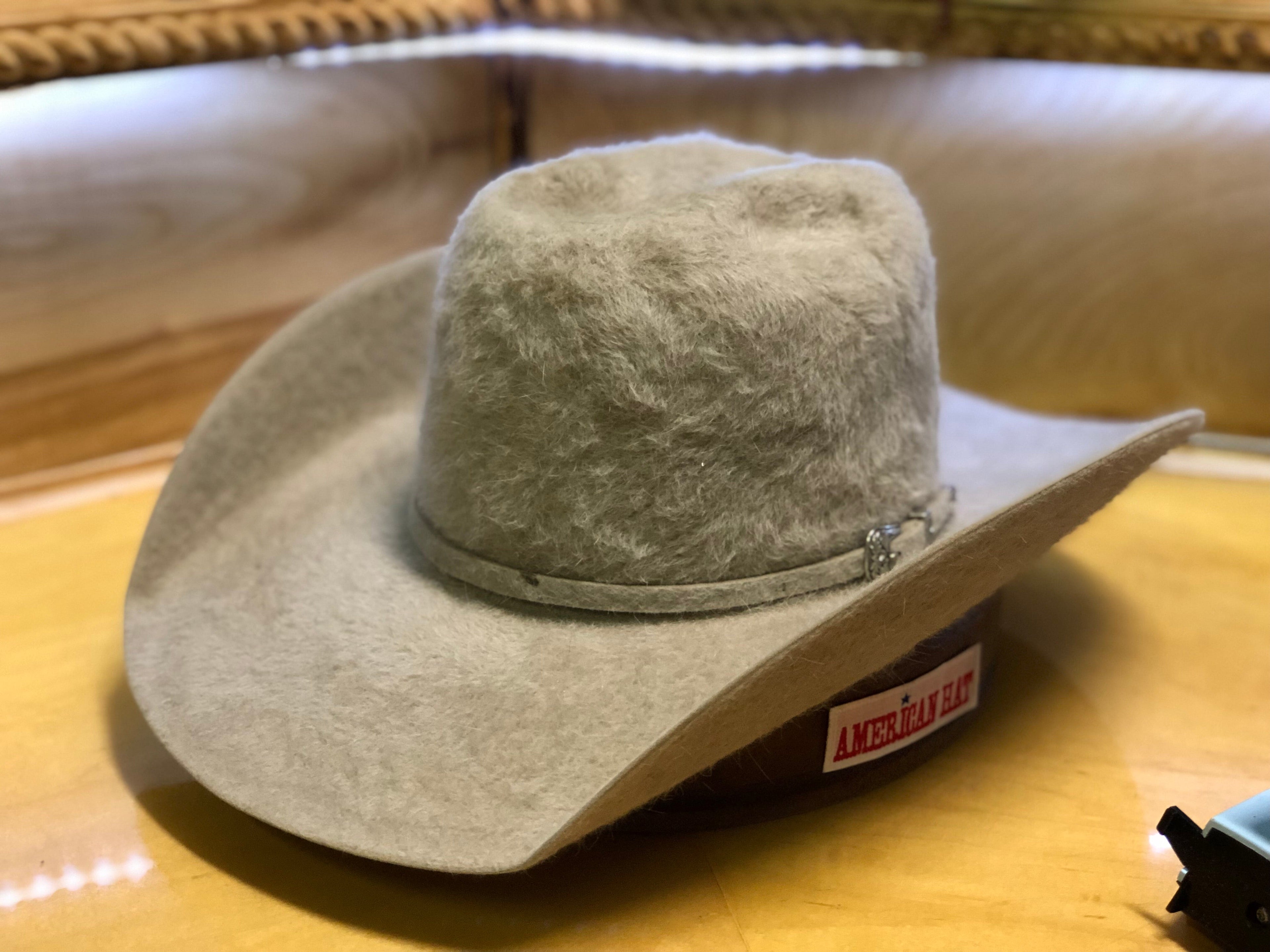 20X BELGIUM BELLY GRIZZLY  | AMERICAN HAT FELT COWBOY HAT
