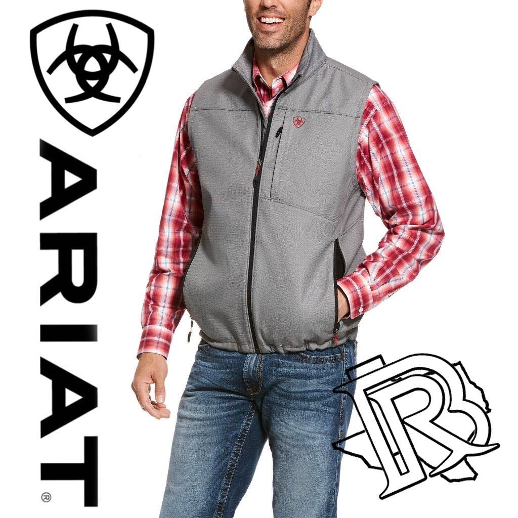 Ariat Red Vernon 2.0 Softshell Black Print Vest 10023332