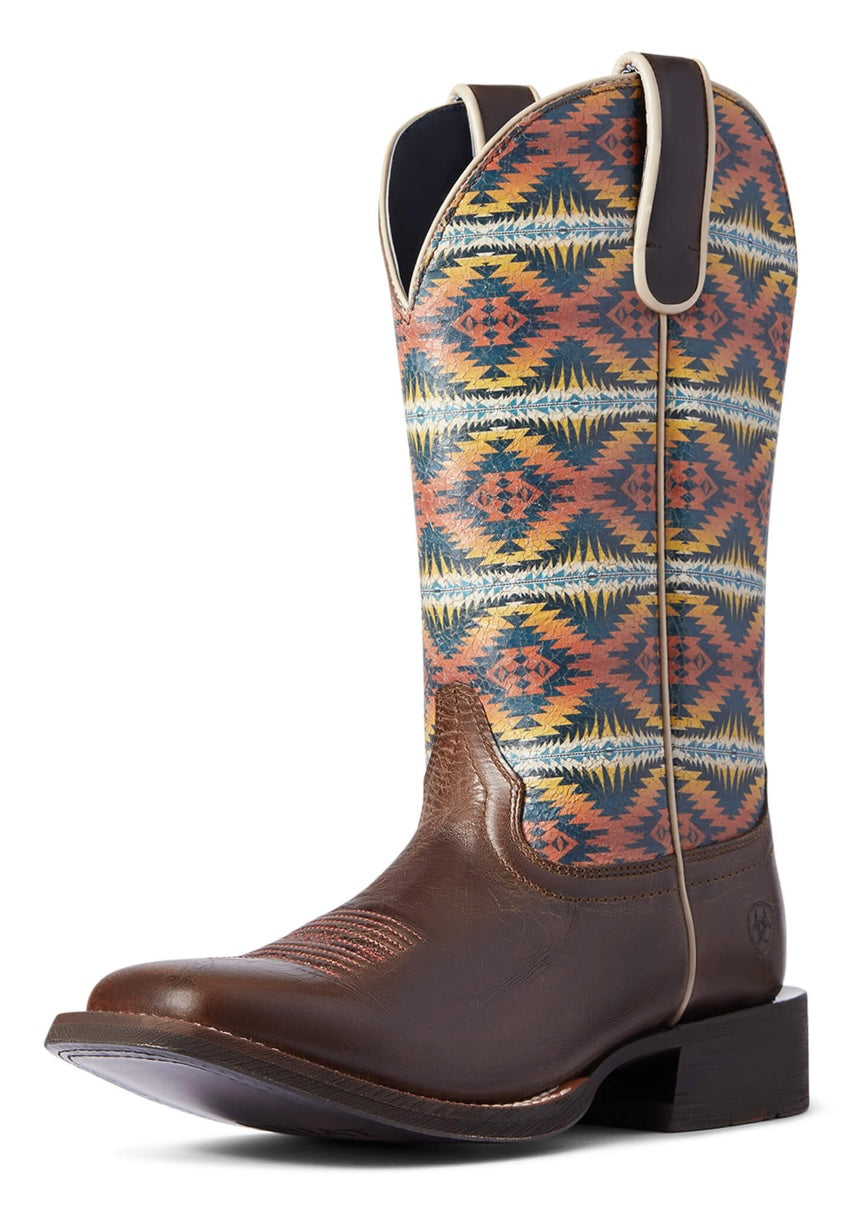 AZTEC TOP | ARIAT WOMEN BOOTS DARK BROWN