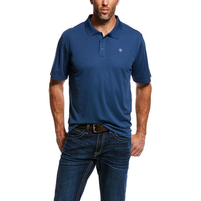MEN'S ARIAT DARK DENIM TEK Polo 10026522