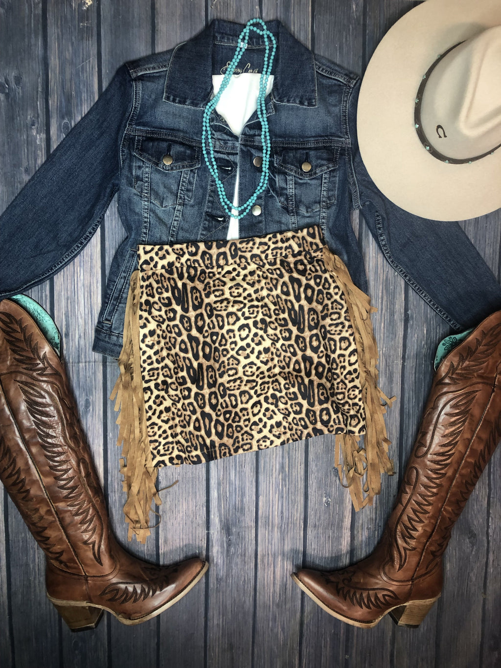Cheetah skirt