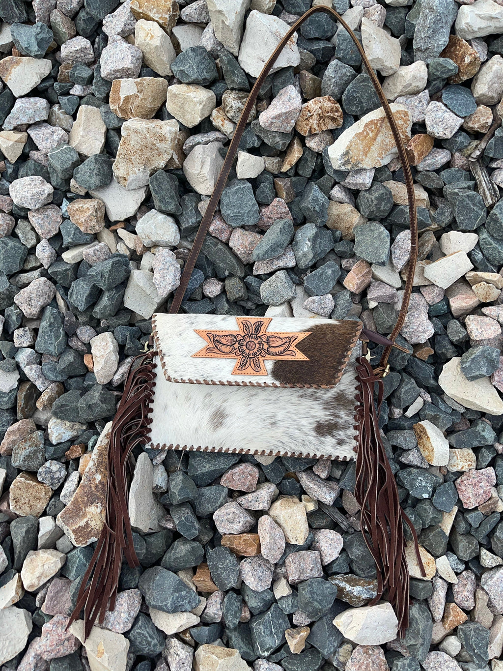 COWHIDE PURSE