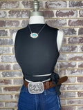 Black Crop Top