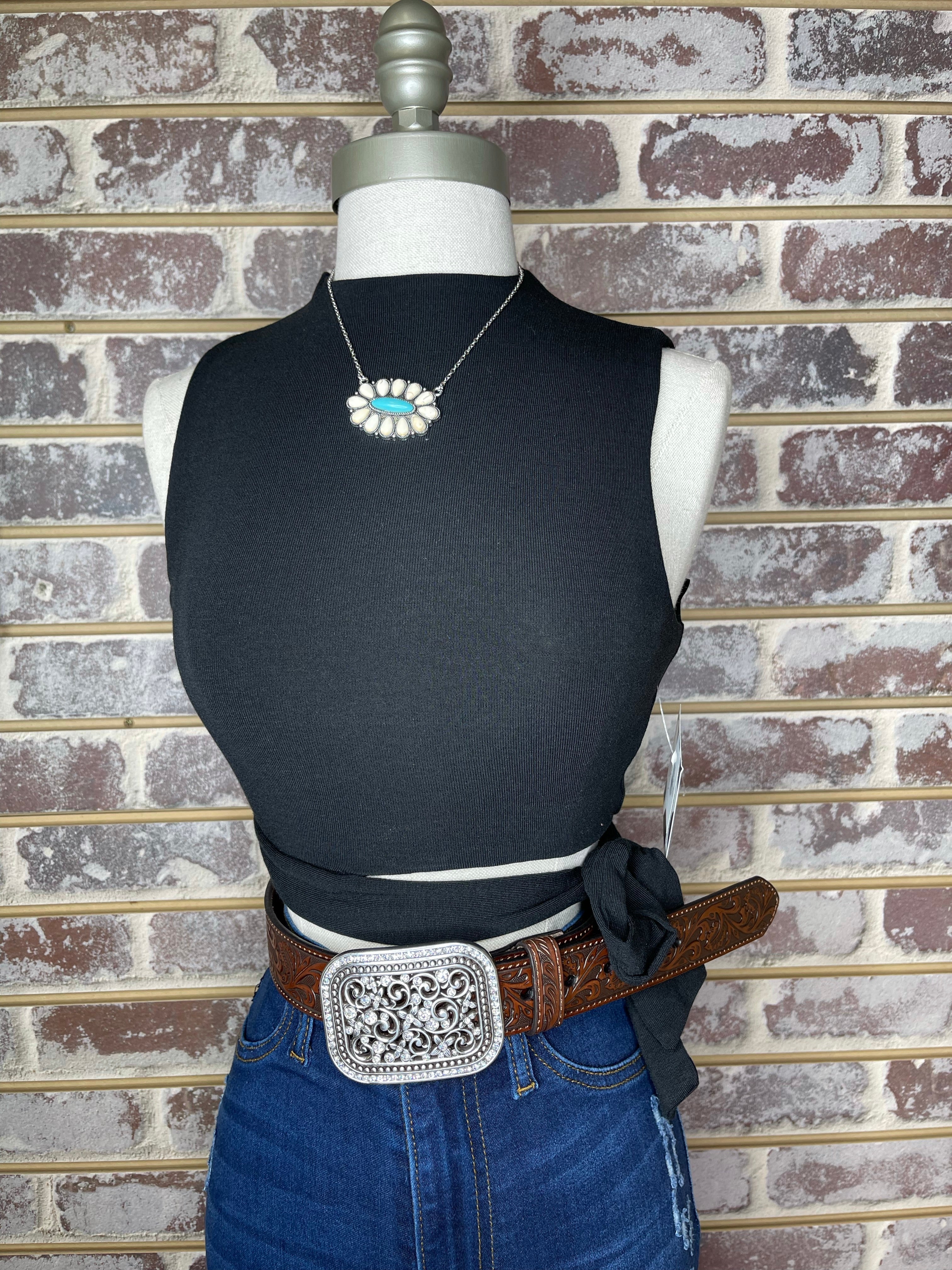 Black Crop Top