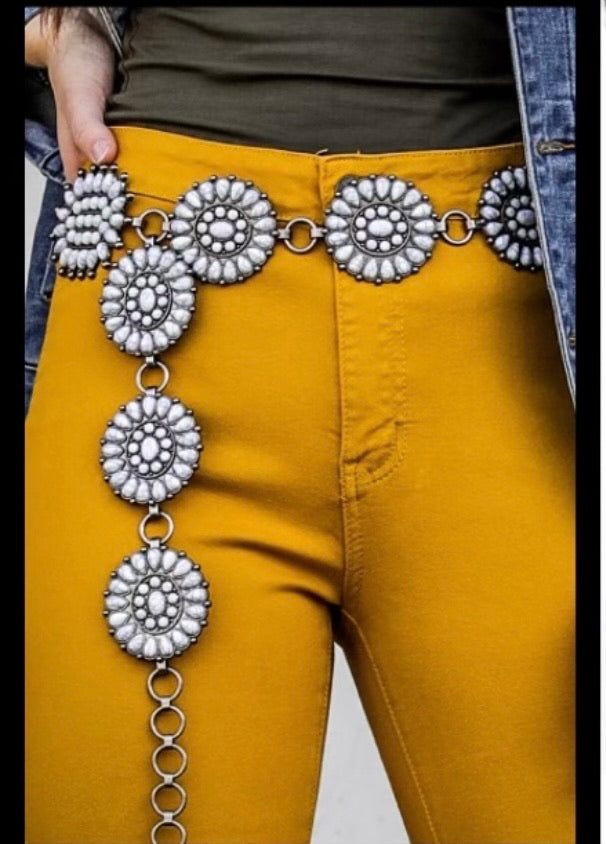 Concho Belt (IVORY)