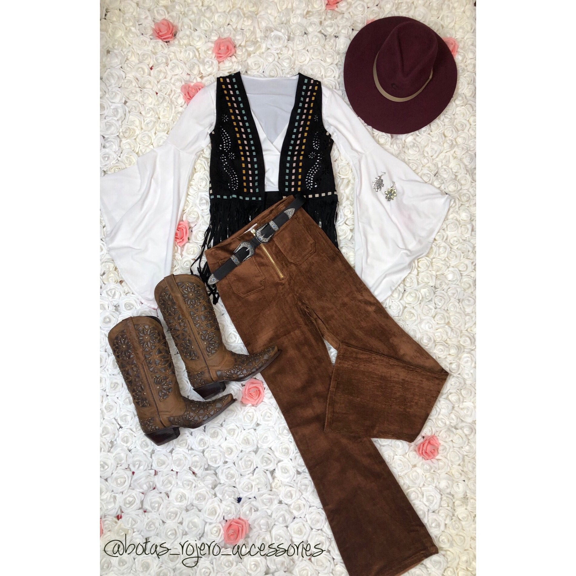 Brown bell bottoms