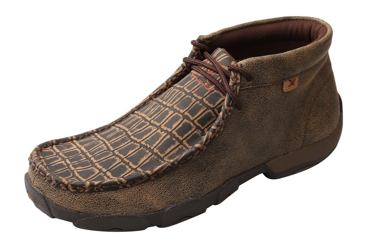 TWISTED X | Alloy Toe Driving Moc CAIMAN MDMAL02