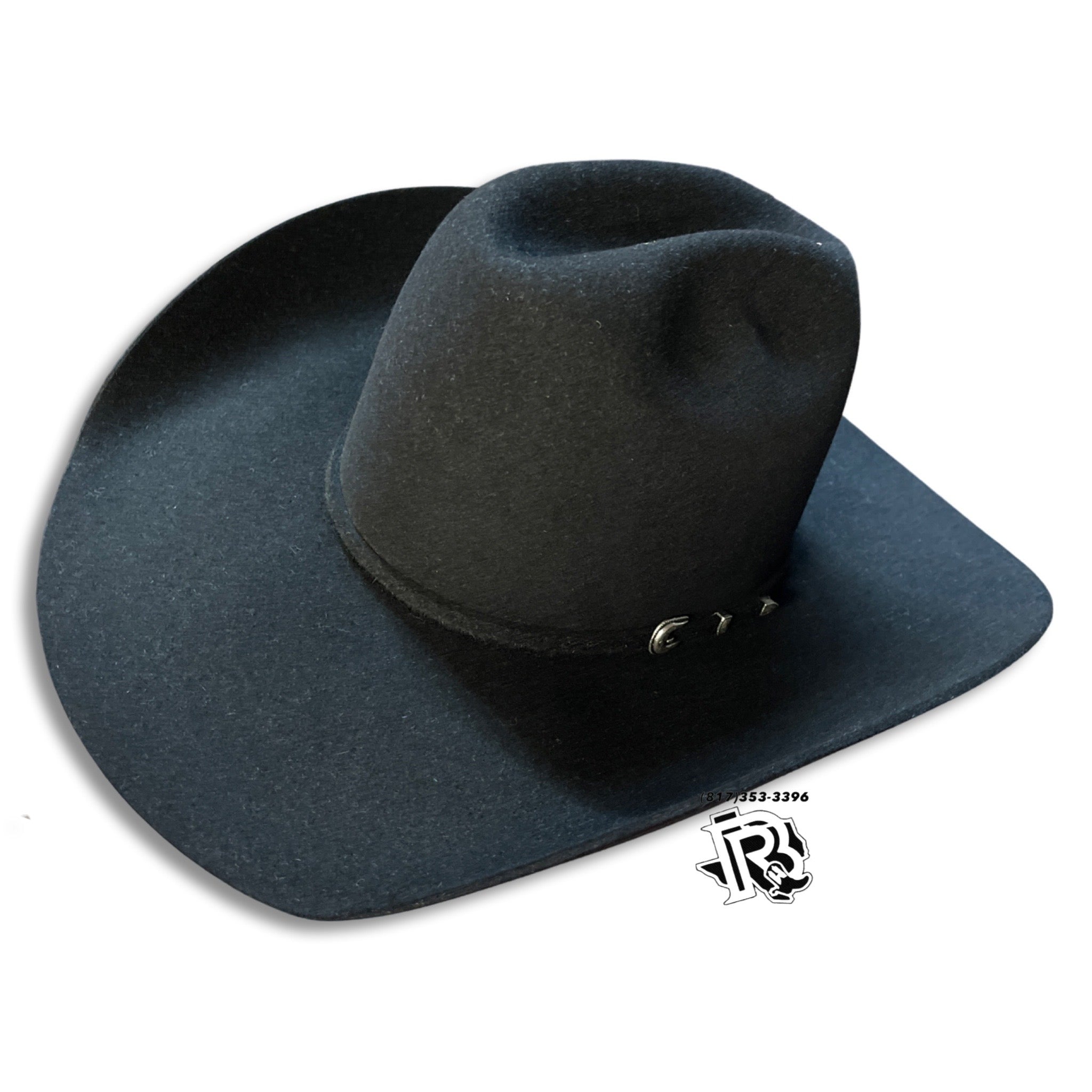 7X BLACK | RODEO KING FELT COWBOY HAT