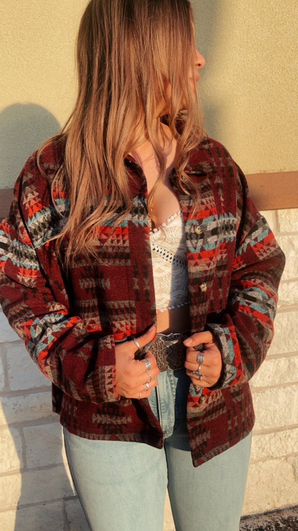 Judy red jacket 22047