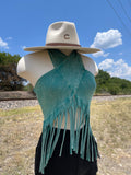 CHARLIE TOP (TURQUOISE)