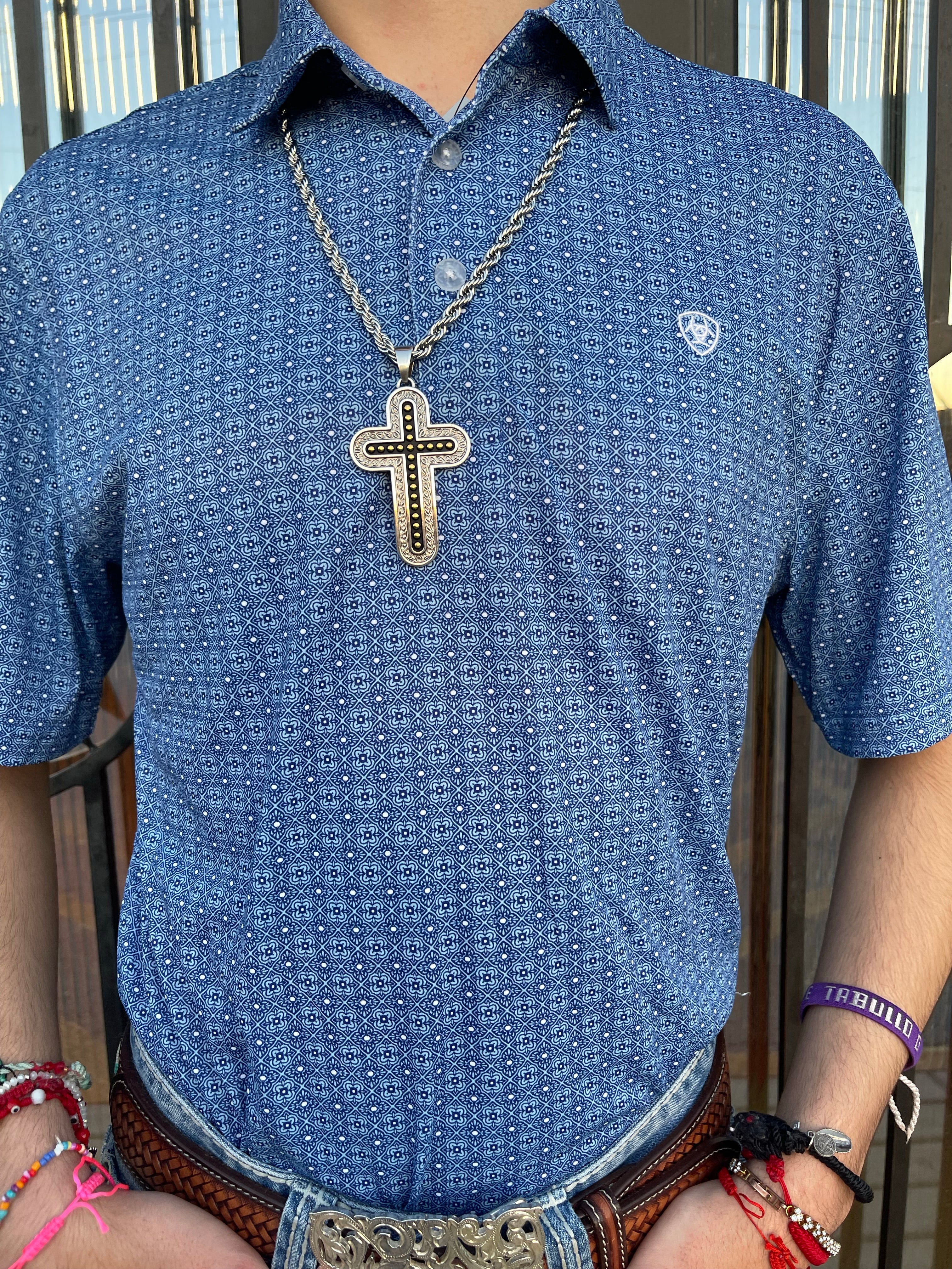 MEN'S POLO | ARIAT CERULEAN MEDALLION ( 10039794 )