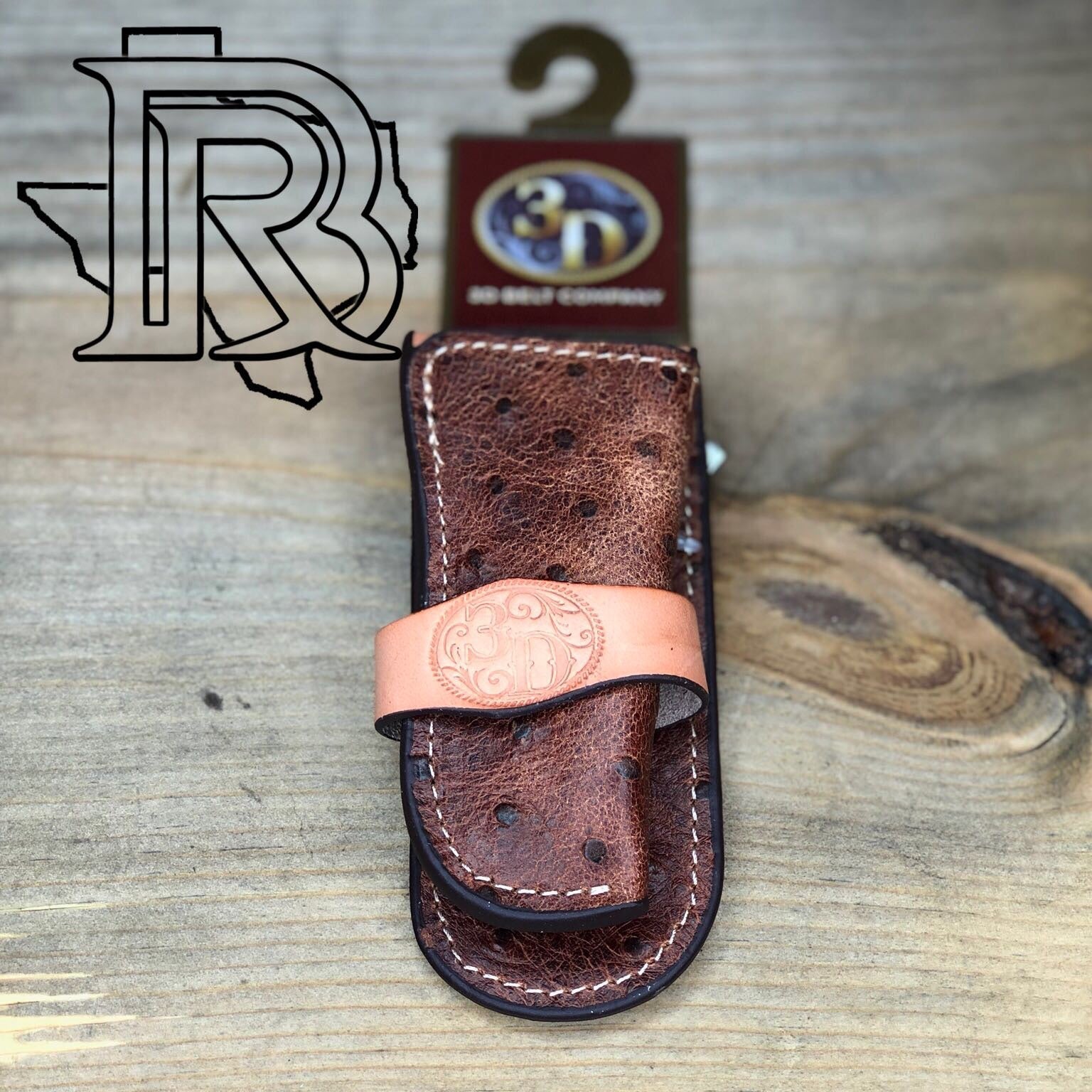 3D Belt Company Knife Sheath - Ostrish print