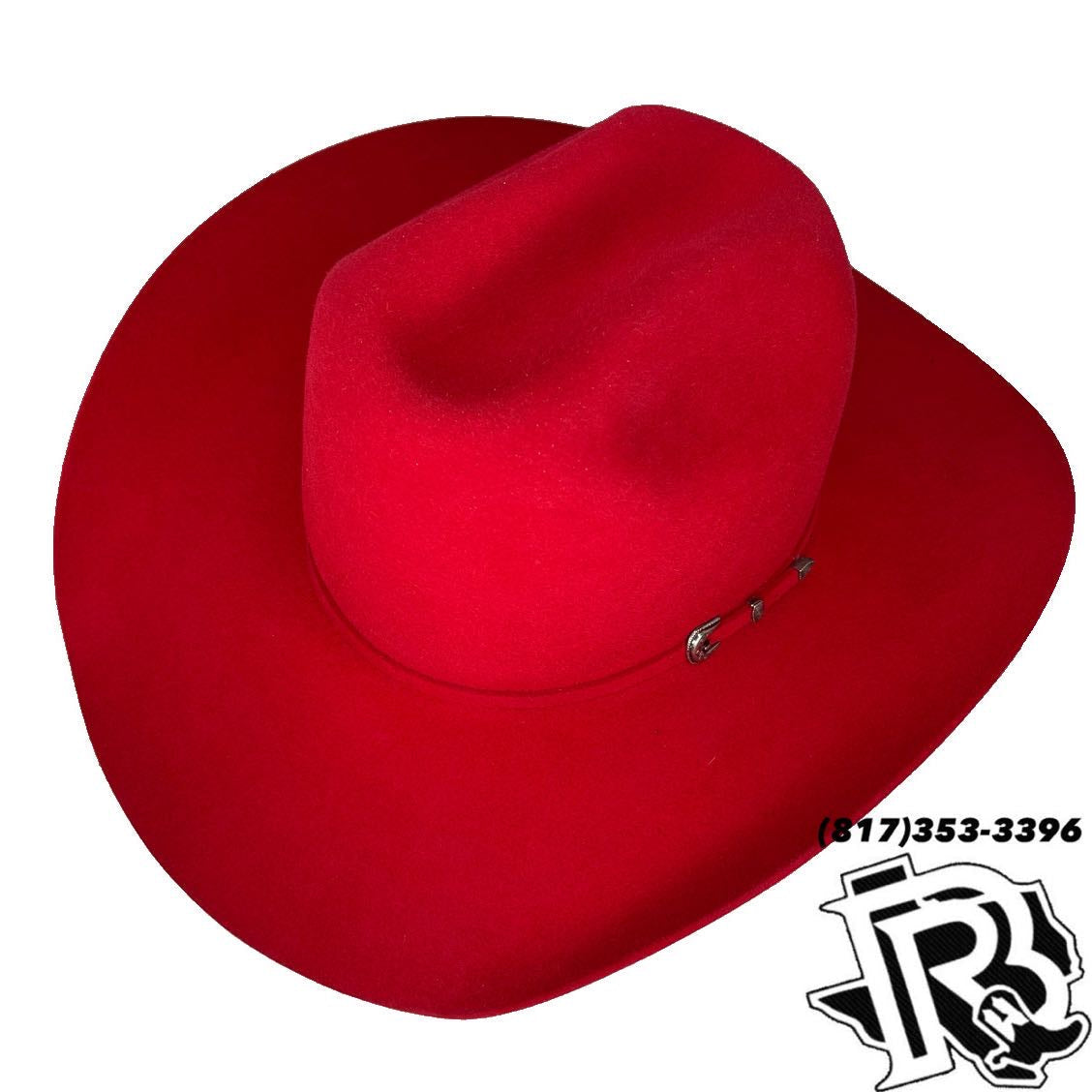 LUCKY 7X | RED RETRO COWBOY HAT