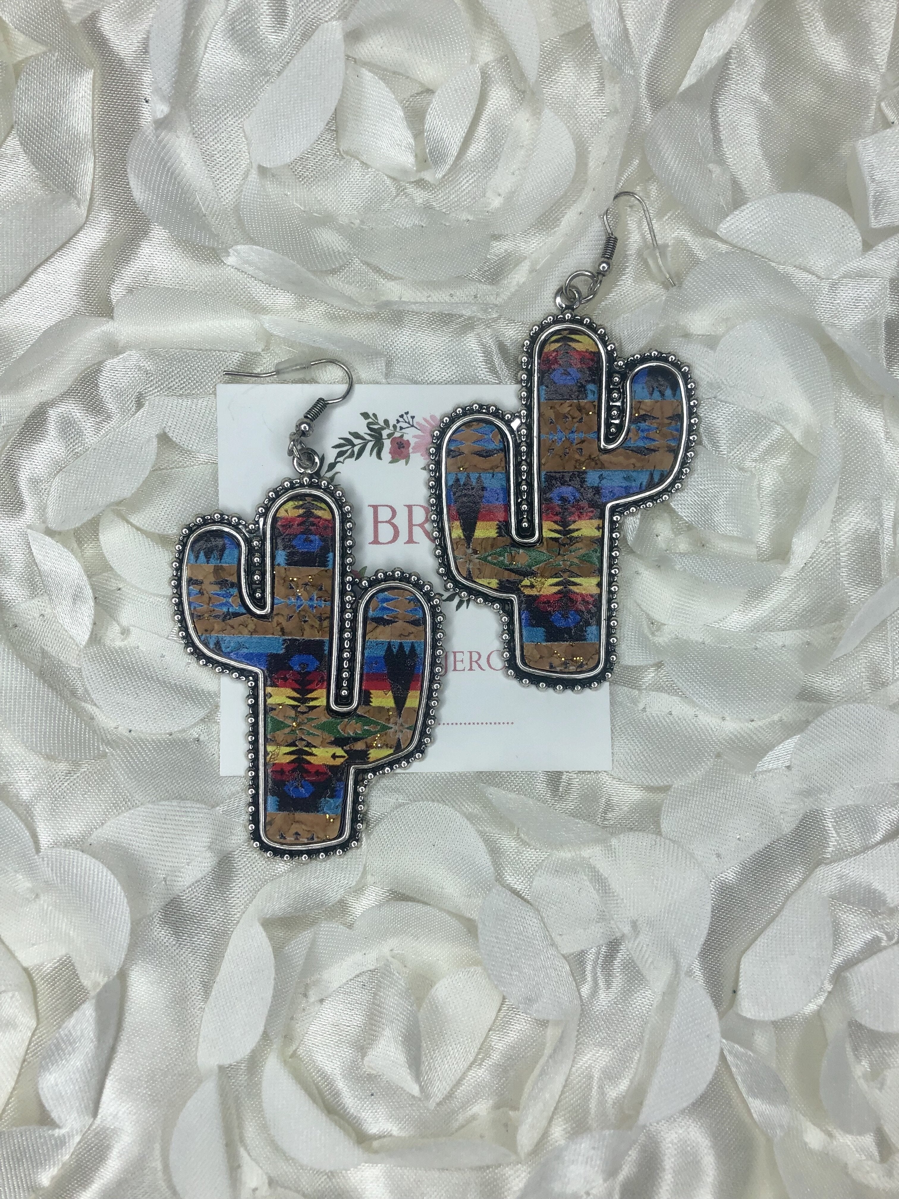 Cactus earrings