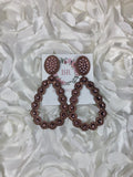 Pink panache earrings
