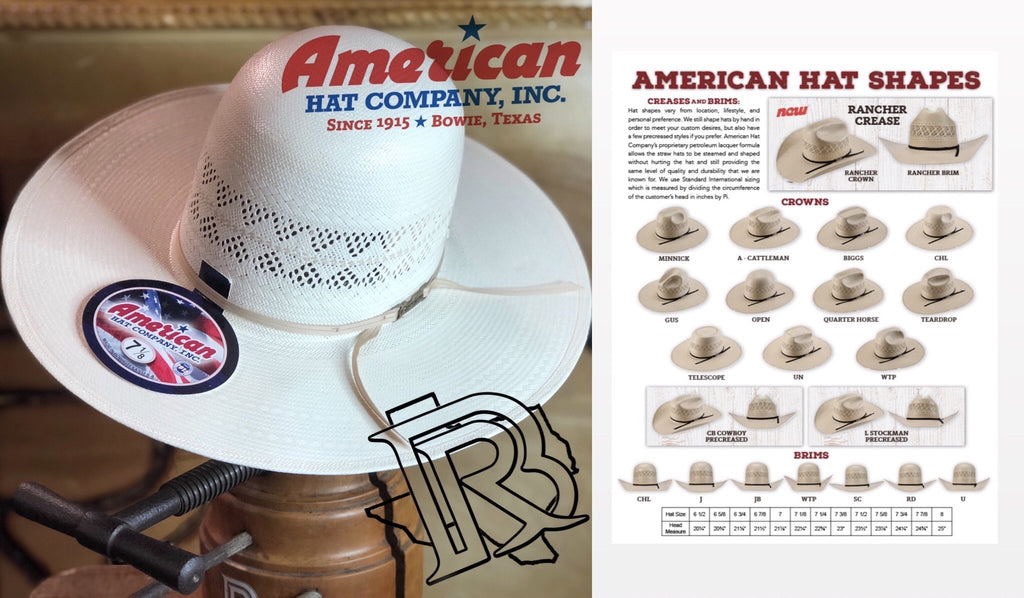 “ 6800 “ | AMERICAN HAT STRAW COWBOY HAT