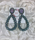 Pink panache earrings