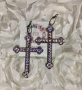 Pink panache earrings