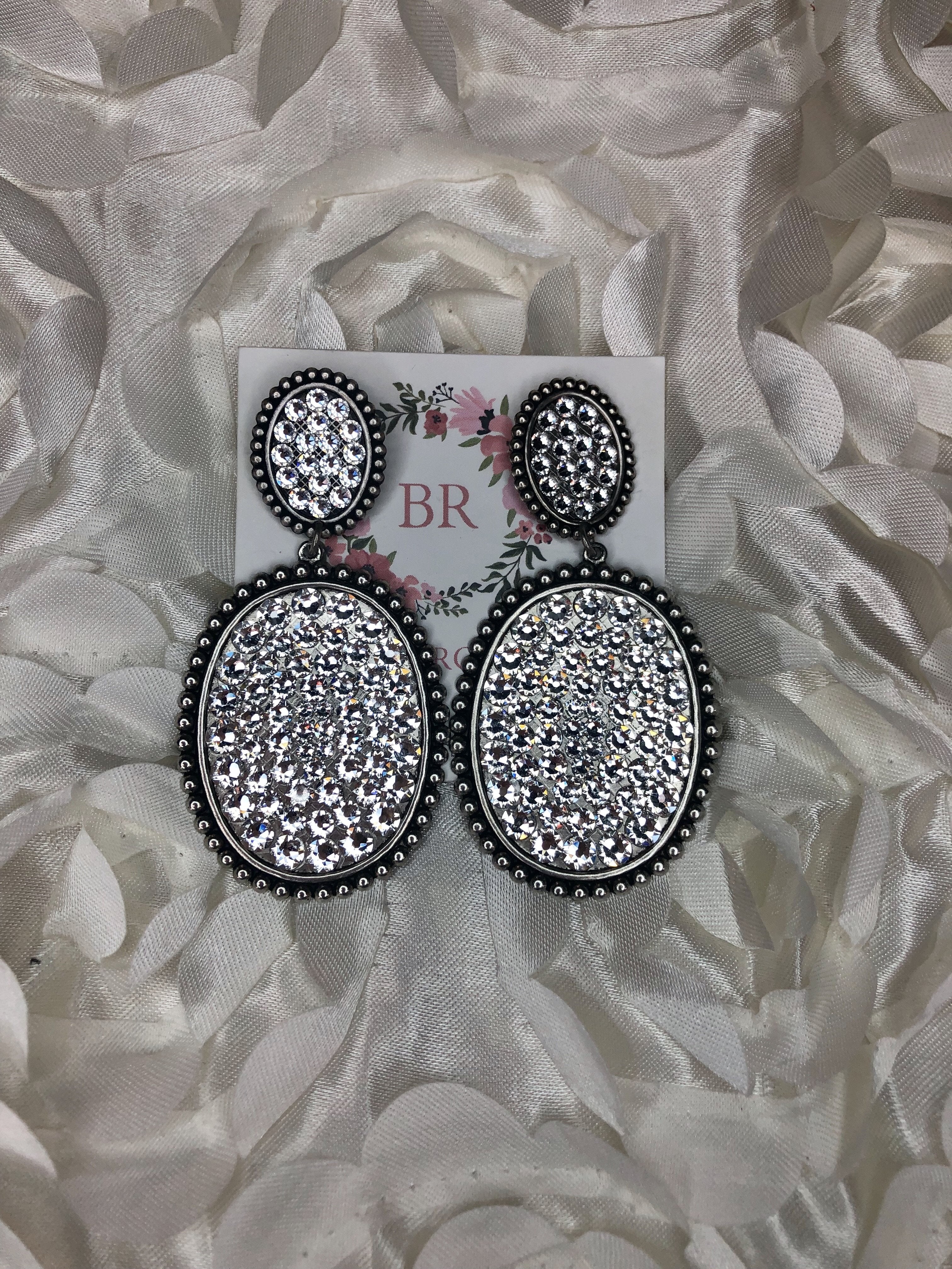 Pink panache earrings