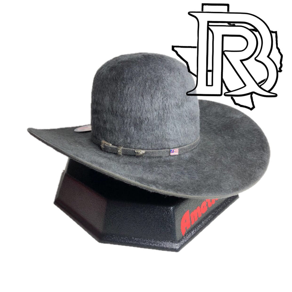 20X CHARCOAL GRIZZLY | AMERICAN HAT FELT COWBOY HAT