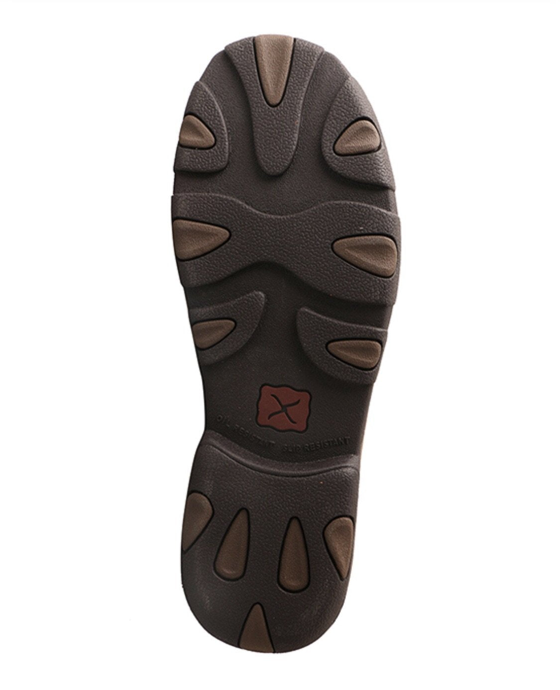 TWISTED X | Brown/Brown Print Men’s Driving Moccasins TOOL LEATHER MDM0059