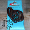 NACONA: KNIFE SHEATH BROWN TURQUOISE