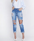Light wash jeans