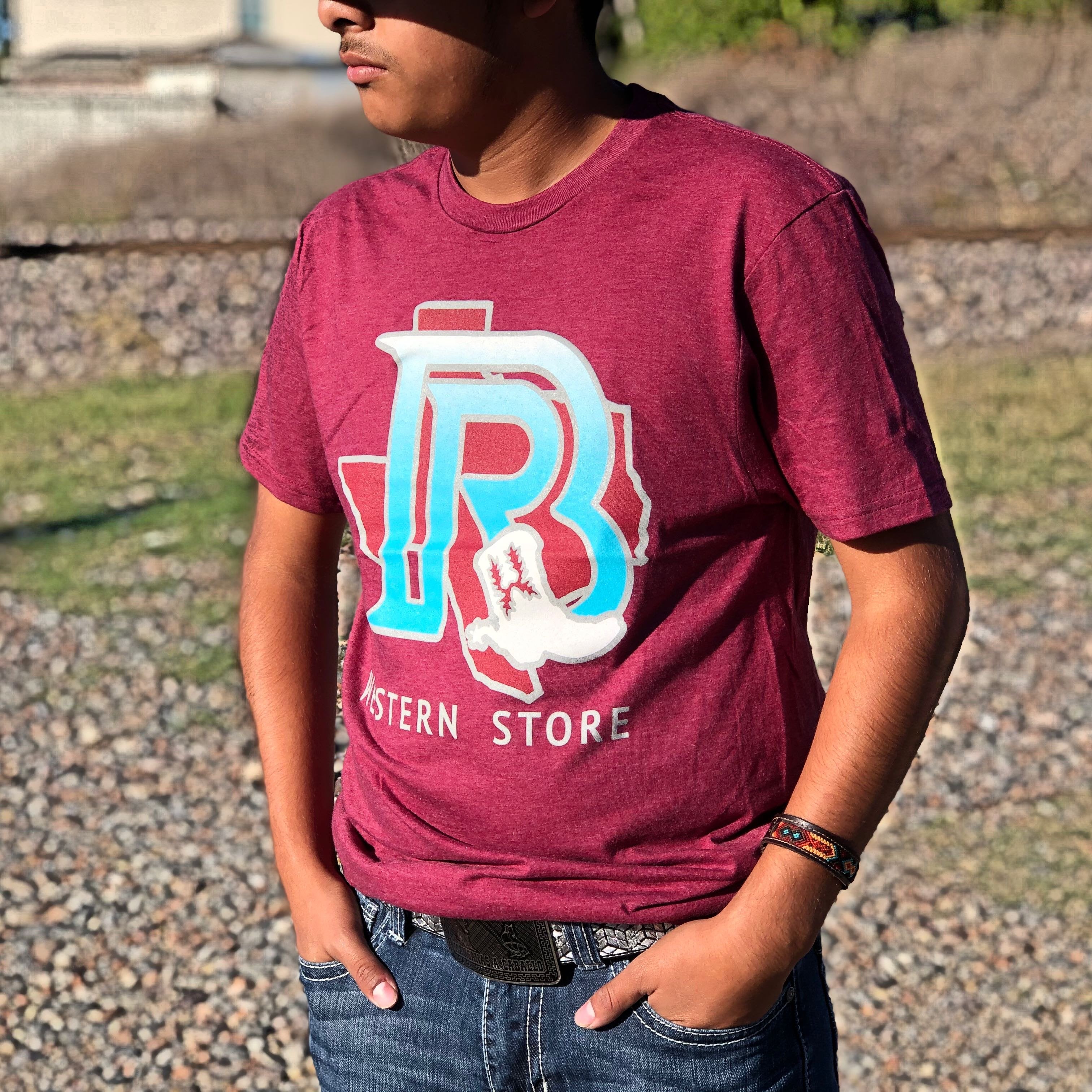 BOTAS ROJERO®️: MAROON T-Shirt