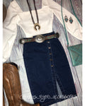 Denim skirt