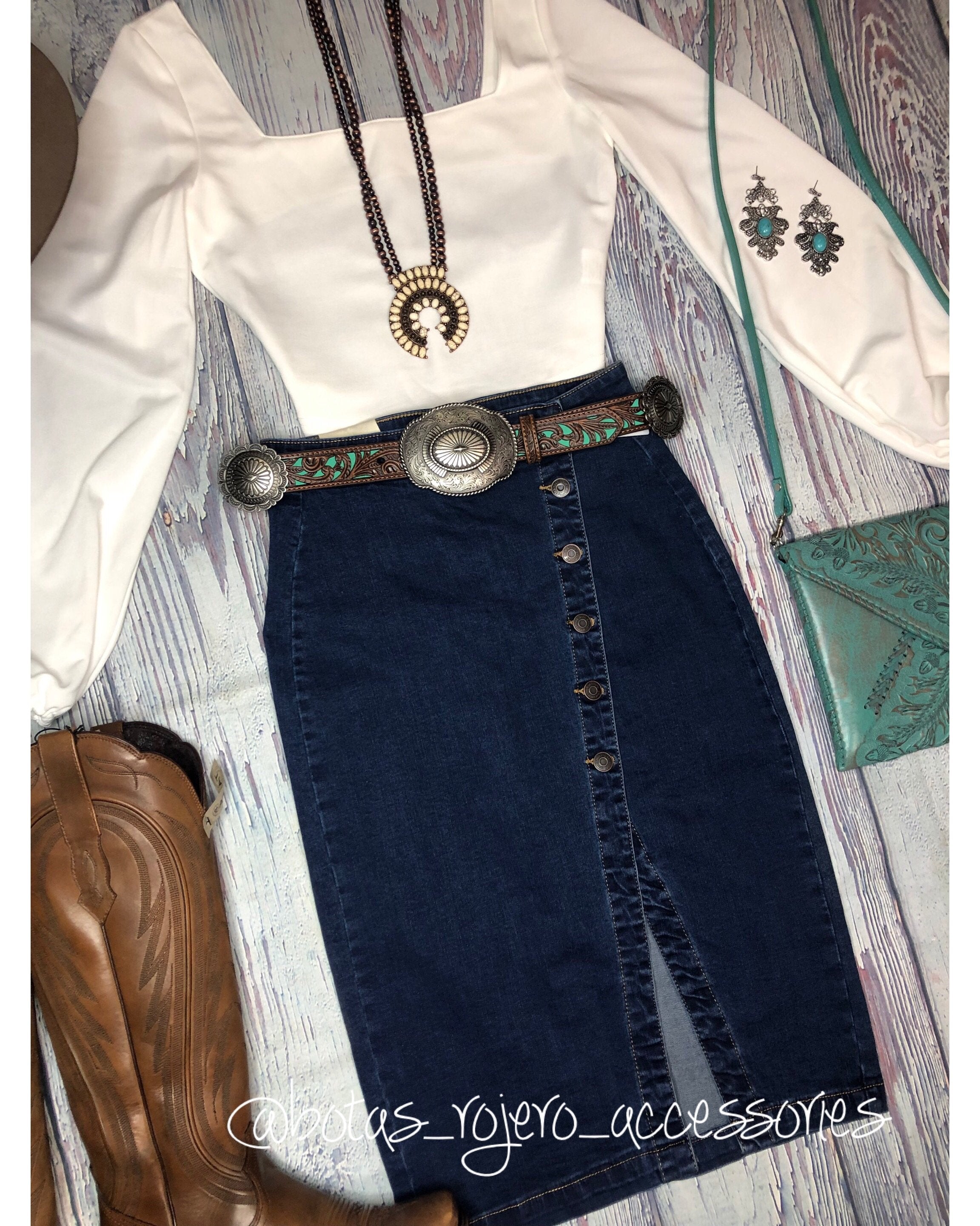 Denim skirt