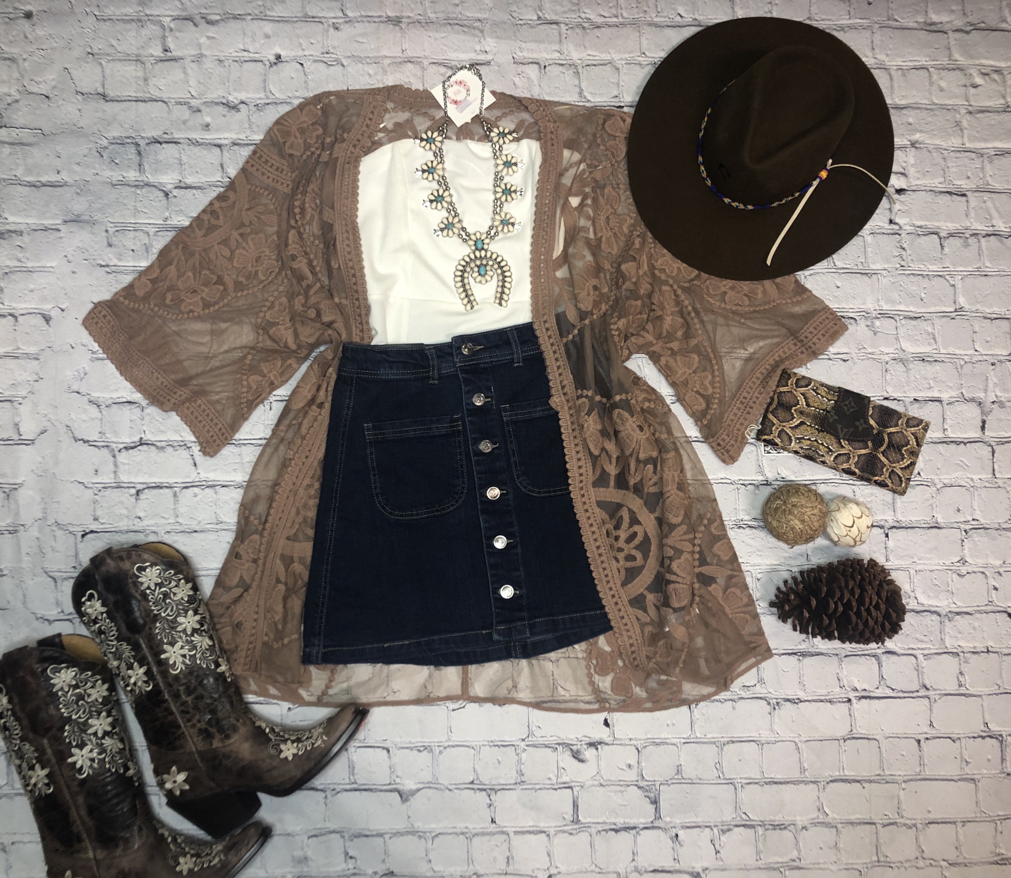 Vera Denim skirt