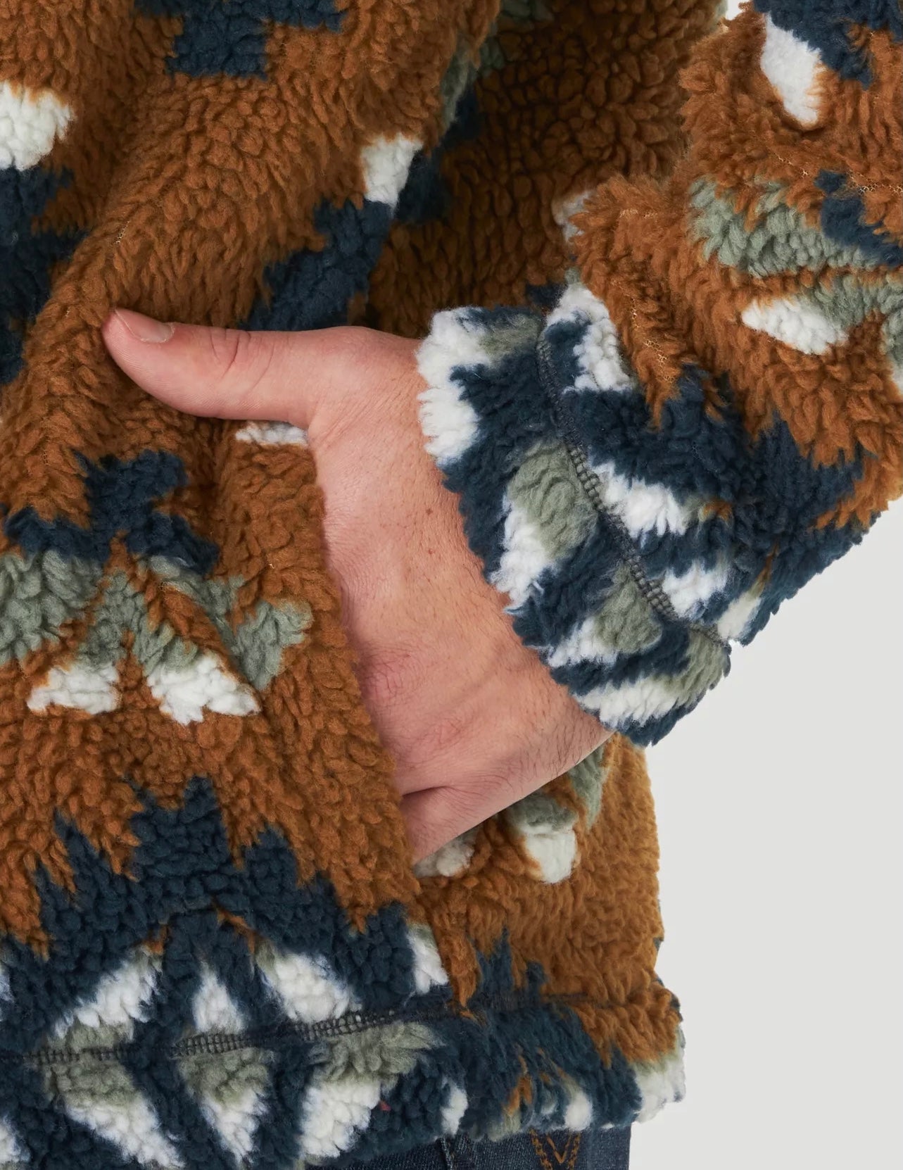 BROWN AZTEC | WRANGLER SWEATER (MZ3106E)
