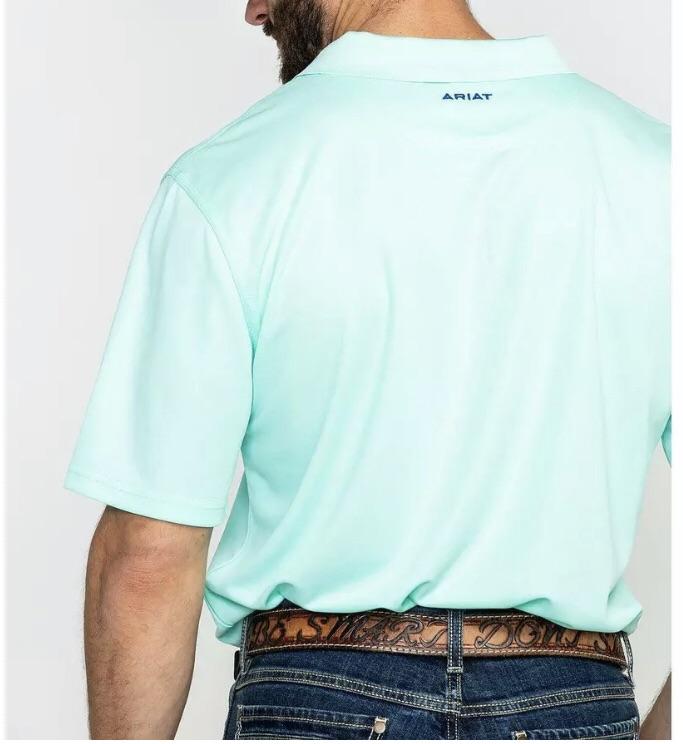 Ariat Men's Aqua Heat Series Tek Polo Shirt 10025715