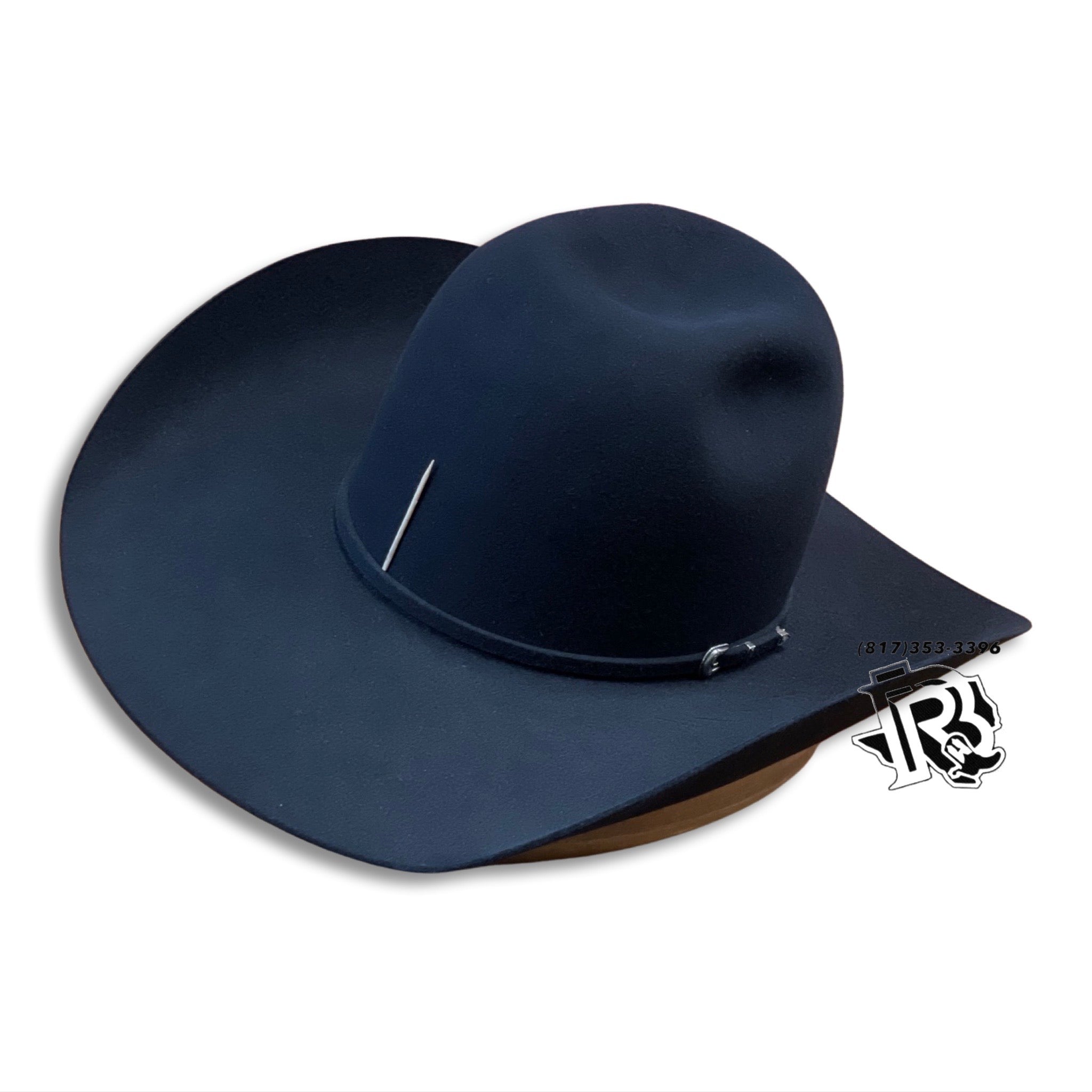 7X BLACK | RODEO KING FELT COWBOY HAT