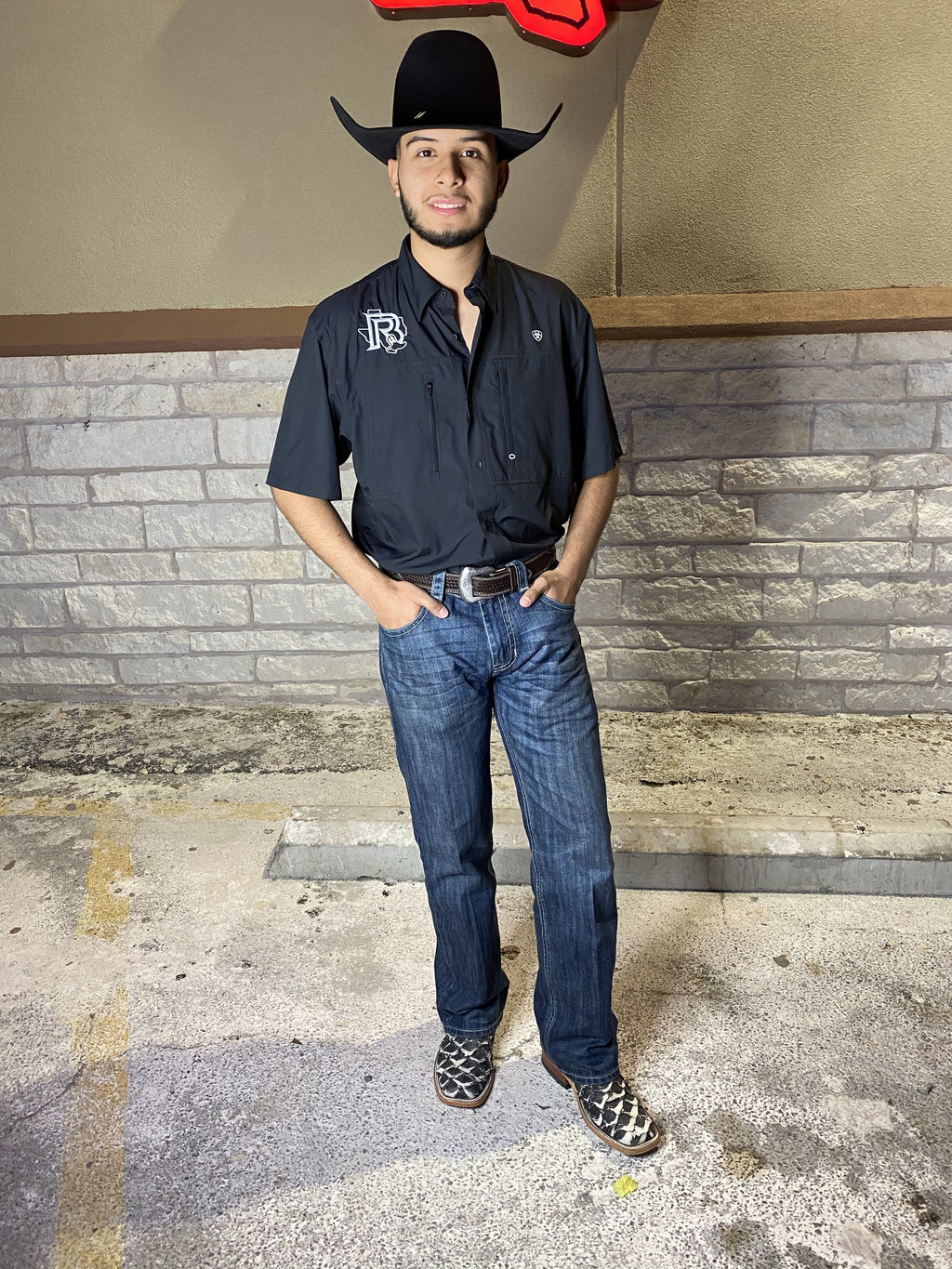 WITH BR LOGO MEN'S ARIAT VentTEK Classic Fit Shirt 10015887