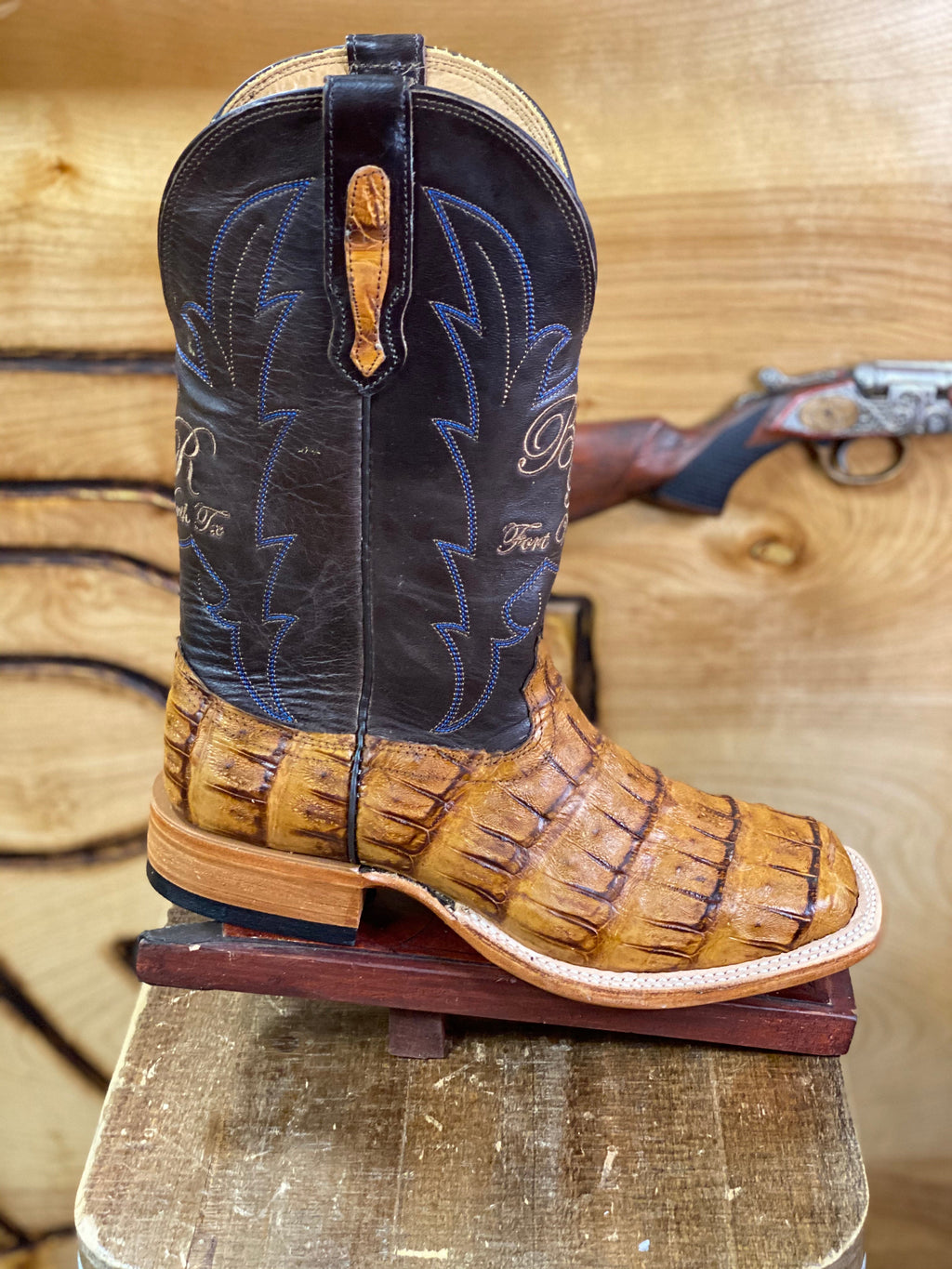 BR EDITION Yacare Boots :TAN