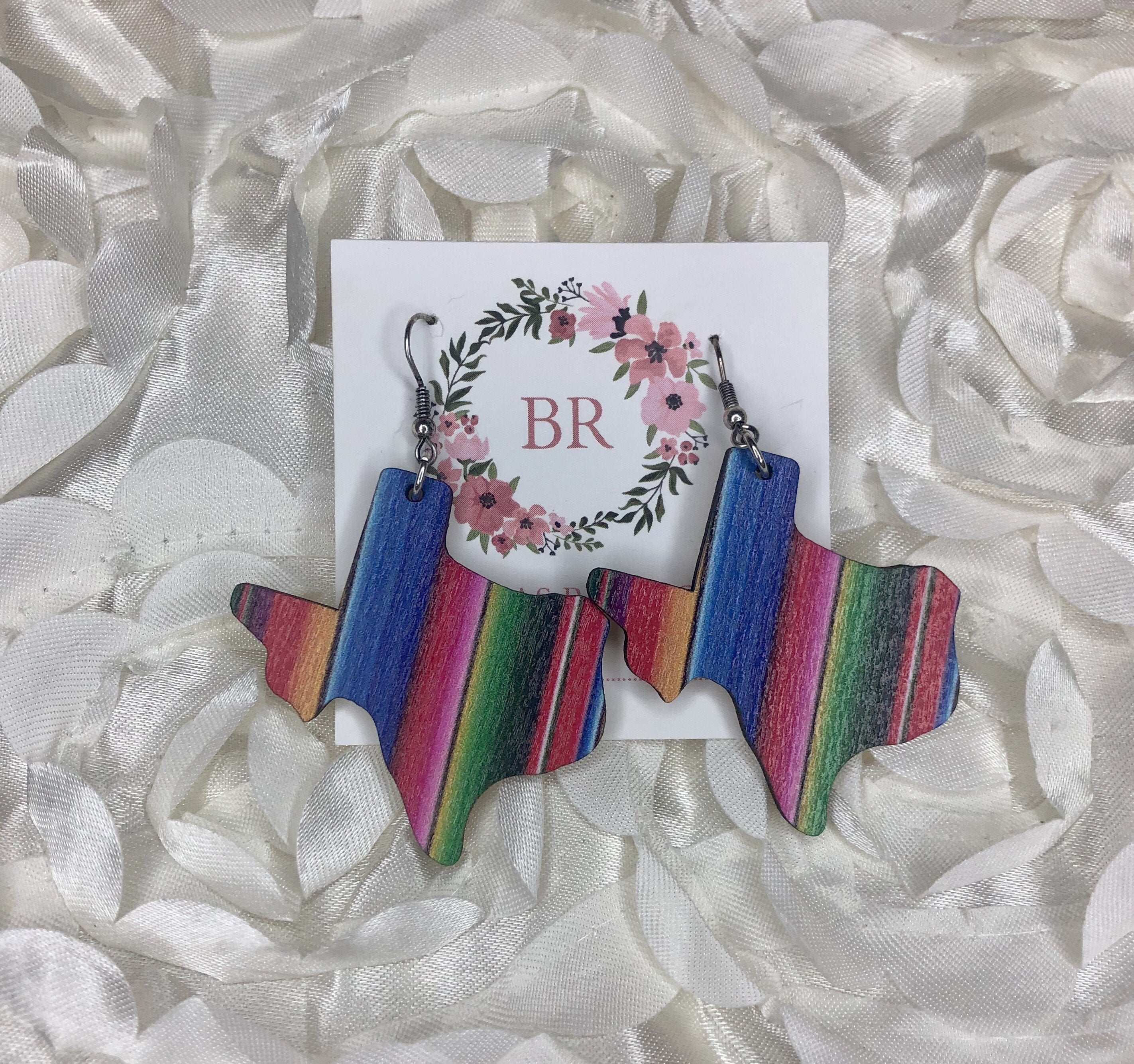 Texas Serape earrings