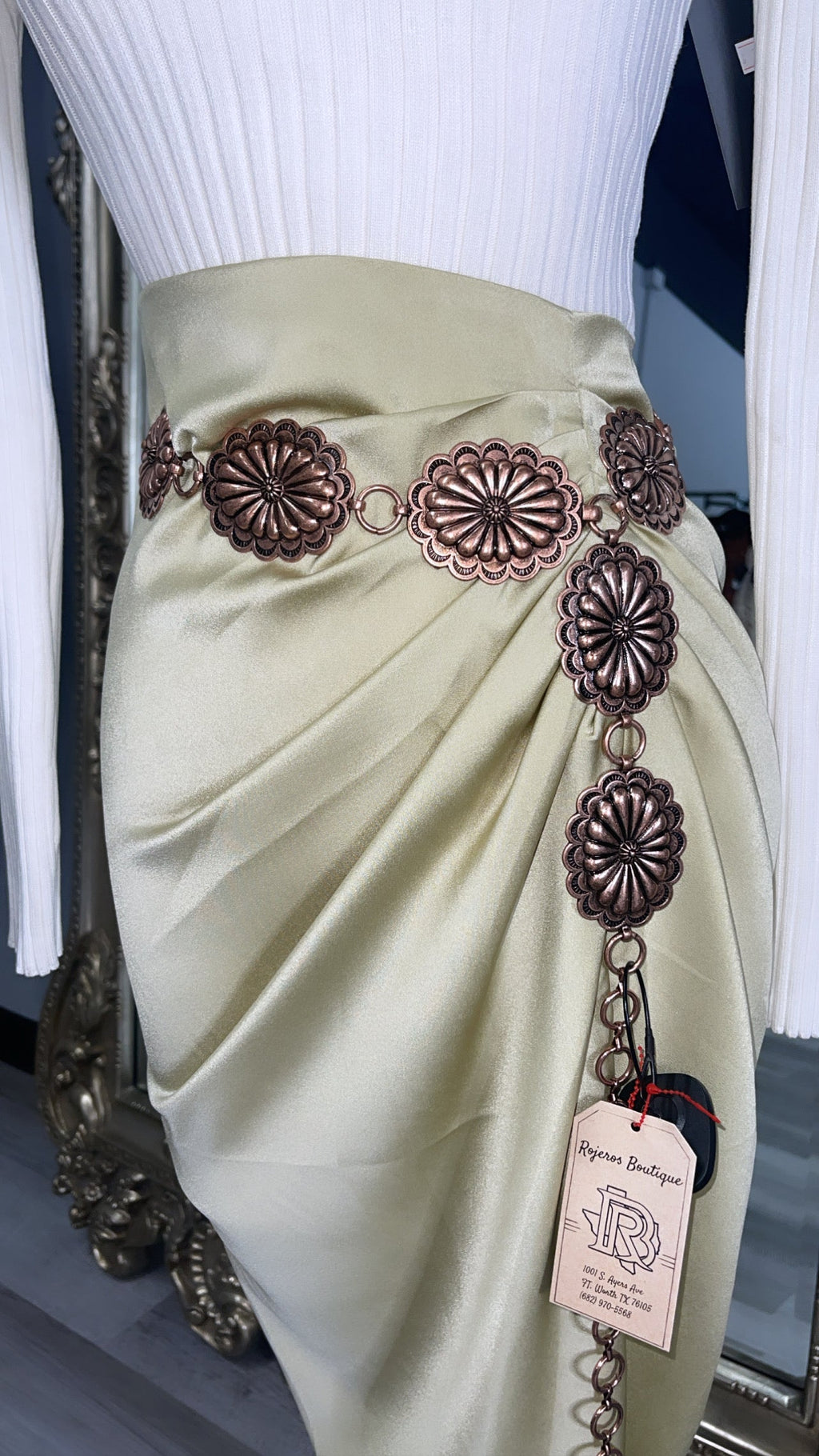 MONA SKIRT (SAGE)