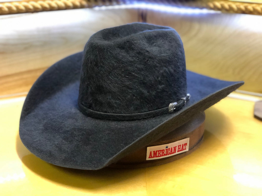 20X CHARCOAL GRIZZLY | AMERICAN HAT FELT COWBOY HAT