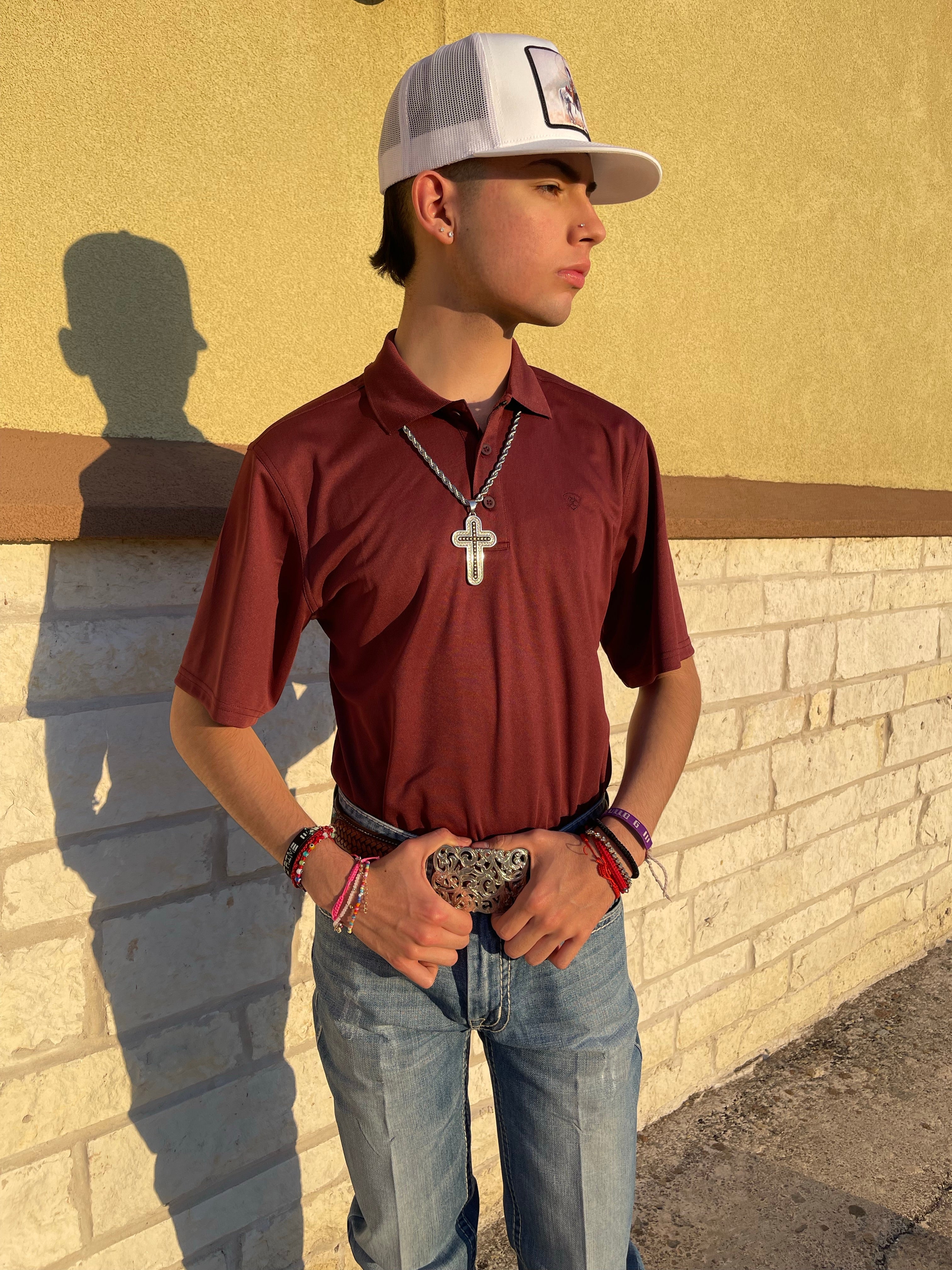 MEN'S ARIAT POLO (10022856)